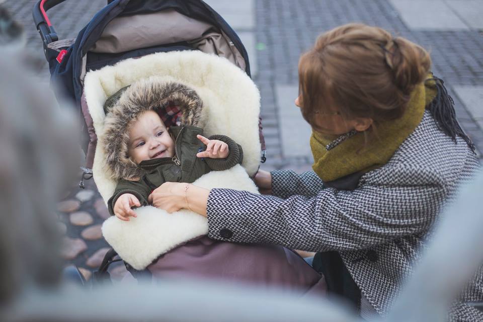 wełniany śpiworek dziecięcy 